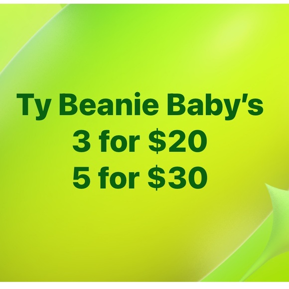 Ty Beanie Baby Peace Bear | No Hang Tag | PVC Pellets. - Picture 8 of 8